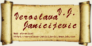Veroslava Janičijević vizit kartica